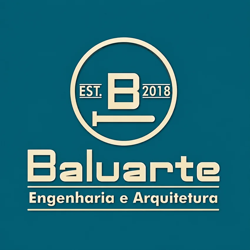 Identidade visual da Baluarte Engenharia e Arquitetura