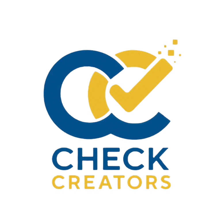 Identidade visual da Check Creators